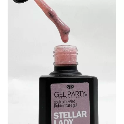 دیسکو رابر بیس ناخن ژل پارتی GEL PARTY STELLAR LADY