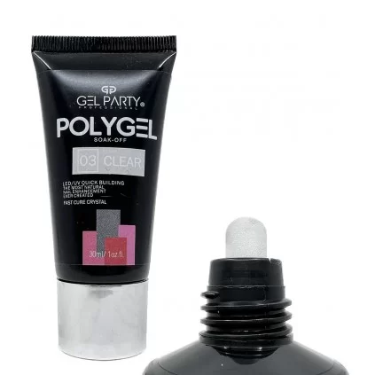 پلی ژل کلیر 30ML ژل پارتی GEL PARTY CLEAR