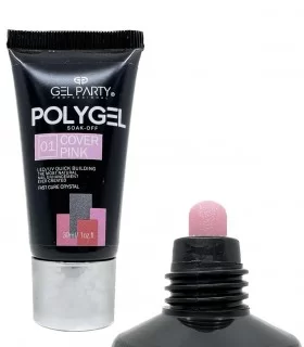 پلی ژل 30ML  ژل پارتی GEL PARTY COVER PINK