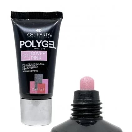 پلی ژل 30ML  ژل پارتی GEL PARTY COVER PINK