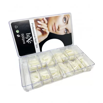 تیپ ناخن شیری 500 عددی لوکسی LUXE