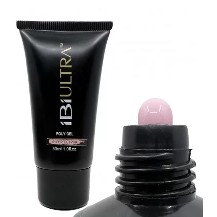 پلی ژل کاشت ناخن آی بی آی PERFECT PINK - 01IBI