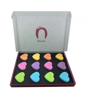 کوکتل پدیکور ناستالیا NASTALIA قلب - 12 عددی