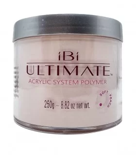 پودر کاشت ناخن آی بی آی IBI SOFT PEACH 250gr