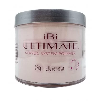 پودر کاشت ناخن آی بی آی IBI SOFT PEACH 250gr