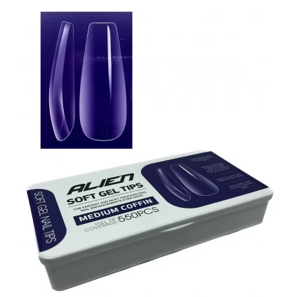 تیپ ژل ( ژلیکس ) تابوتی متوسط آلین 550 عددی ALIEN MEDIUM COFFIN