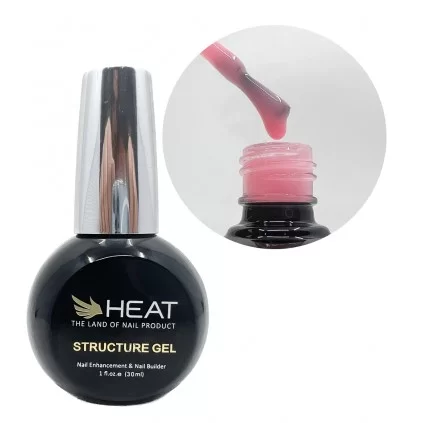 رابر بیس صورتی 30 میل هیت HEAT STRUCTURE GEL 04