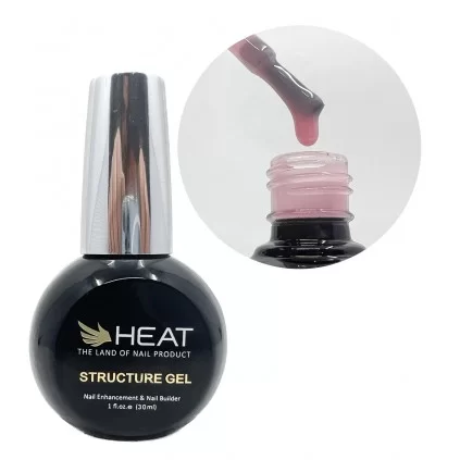 رابر بیس صورتی طبیعی 30 میل هیت HEAT STRUCTURE GEL 06