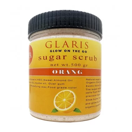شوگر اسکراب گلاریس GLARIS 500gr پرتقال