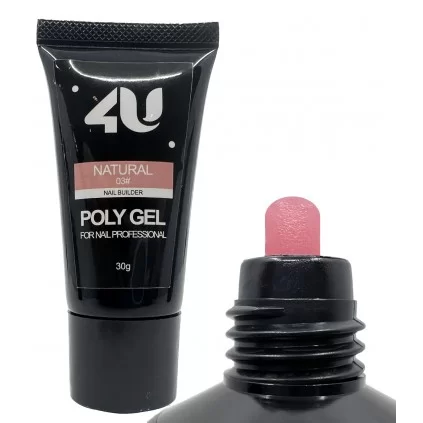 پلی ژل صورتی کمرنگ فوریو NATURAL 4U