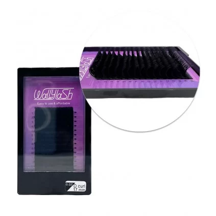 مژه والیوم فر D قطر 0.07 قد 17 میل والی لش WALLY LASH