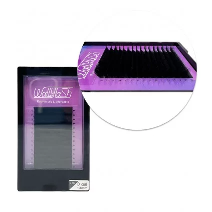 مژه والیوم فر D قطر 0.07 قد 14 میل والی لش WALLY LASH