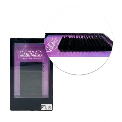 مژه والیوم فر C قطر 0.07 قد 13 میل والی لش WALLY LASH