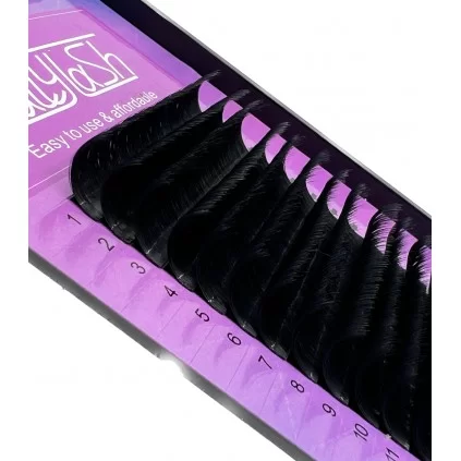 مژه والیوم فر C قطر 0.07 قد 13 میل والی لش WALLY LASH