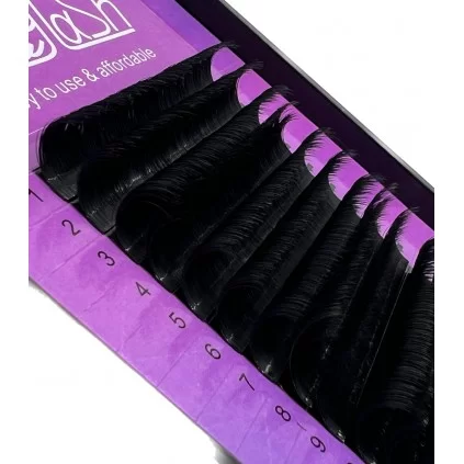 مژه والیوم فر D قطر 0.07 قد 12 میل والی لش WALLY LASH