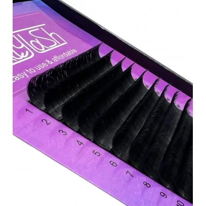 مژه والیوم فر C قطر 0.07 قد 11 میل والی لش WALLY LASH