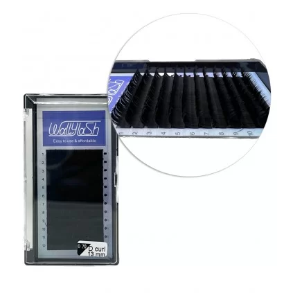 مژه  کلاسیک فر D قطر 0.20 قد 13 میل والی لش WALLY LASH