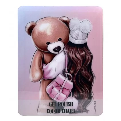 آلبوم کالیته ناخن 240 عددی پلکسی - طرح تدی