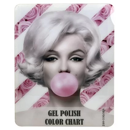 آلبوم کالیته ناخن 240 عددی پلکسی - طرح مرلین مونرو