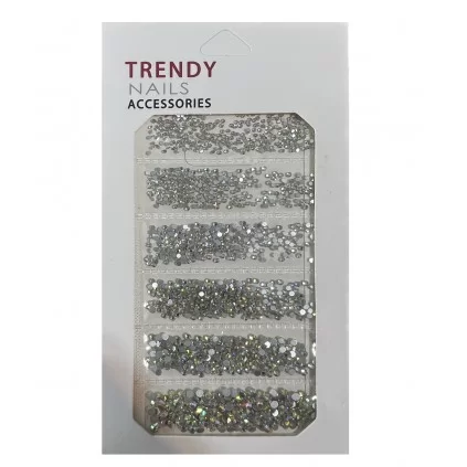 نگین ناخن سوارفسکی 1140 عددی سایزبندی هفت رنگ