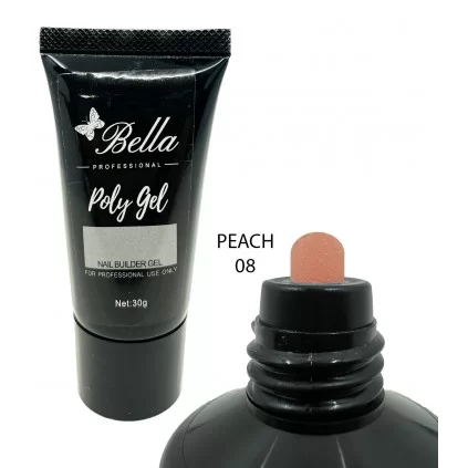 پلی ژل 30 میل هلویی بلا BELLA 08 PEACH