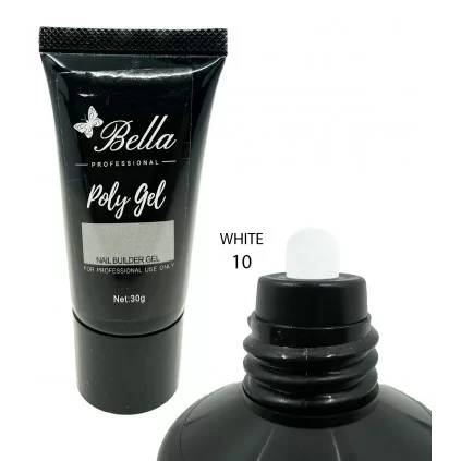 پلی ژل 30 میل سفید گچی بلا BELLA 10 WHITE