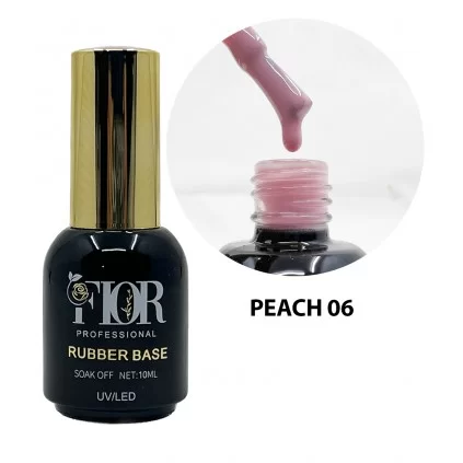 رابر بیس هلویی فلور - FLOR PEACH 06