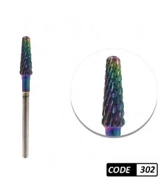 سر سوهان الماسه روکش کروم کد 302