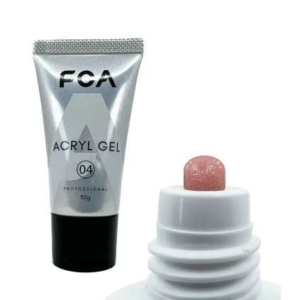 پلی ژل کاشت اف سی ای FCA 30ml - صورتی پررنگ کد 04