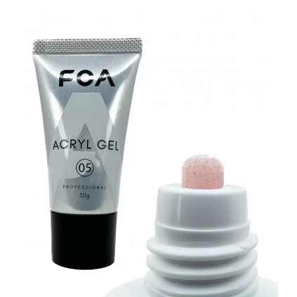 پلی ژل کاشت اف سی ای FCA 30ml - صورتی شاین دار کد 05