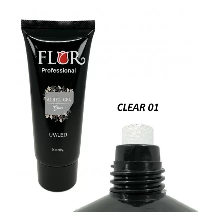 پلی ژل فلور FLOR 60ml - کلیر 01