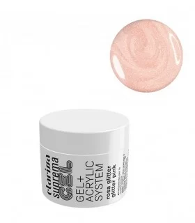 بیلدر ژل صورتی شاین دار 25 میل کلاریسا CLARISSA ROSA PINK GLITTER