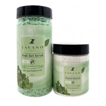 ژل پدیکور اسکراب 950 گرم زاوانو ZAVANO- نعنا