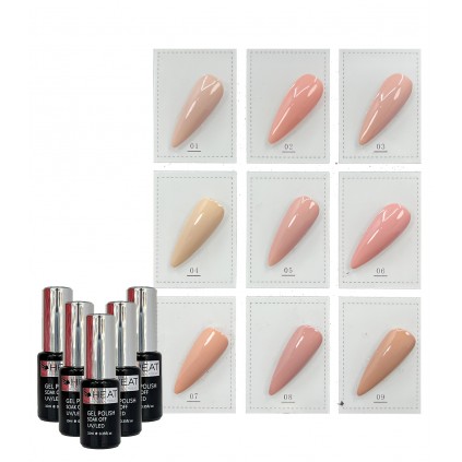 لاک ژل رنگ پوست هیت HEAT