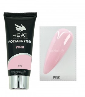 پلی ژل صورتی ناخن هیت HEAT PINK 60g