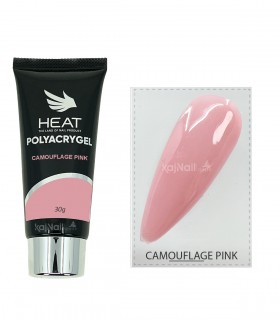 پلی ژل ناخن هیت HEAT CAMOUFLAGE PINK 30g