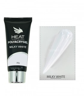 پلی ژل 30 میل شیری هیت HEAT MILKY WHITE
