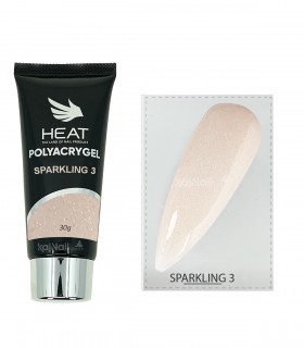 پلی ژل شاین دار هیت HEAT SPARKLING3 30g