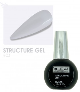 رابر بیس شیری شاین دار 30 میل هیت HEAT STRUCTURE GEL 03