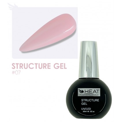 رابر بیس صورتی 30 میل هیت HEAT STRUCTURE GEL 07