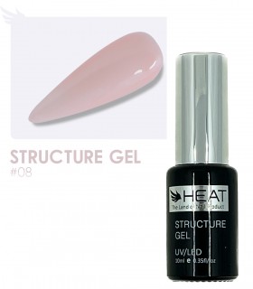 رابر بیس هلویی 10 میل هیت HEAT STRUCTURE GEL 08