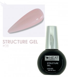 رابر بیس هلویی 30 میل هیت HEAT STRUCTURE GEL 08