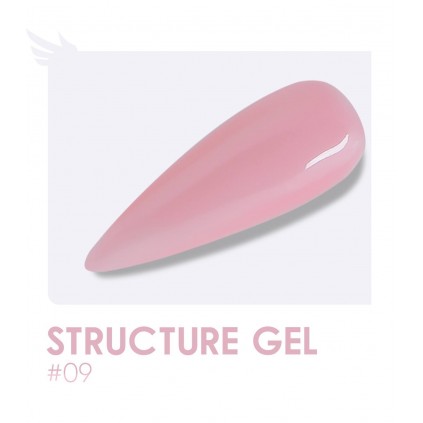 رابر بیس صورتی 10 میل هیت HEAT STRUCTURE GEL 09