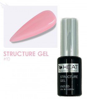 رابر بیس صورتی 10 میل هیت HEAT STRUCTURE GEL 10