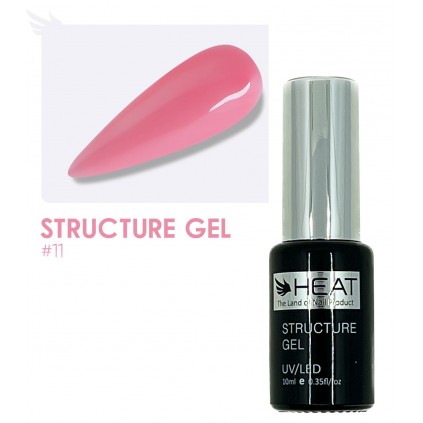 رابر بیس صورتی 10 میل هیت HEAT STRUCTURE GEL 11