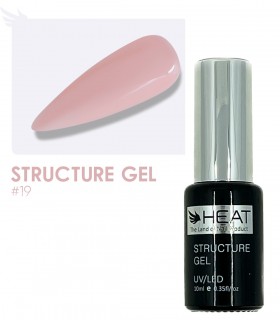 رابر بیس صورتی 10 میل هیت HEAT STRUCTURE GEL 19