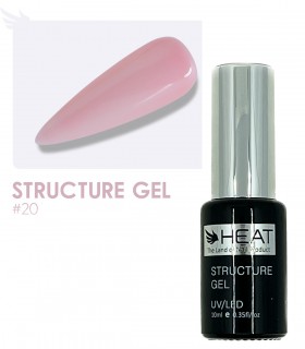 رابر بیس صورتی 10 میل هیت HEAT STRUCTURE GEL 20