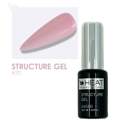 رابر بیس صورتی 10 میل هیت HEAT STRUCTURE GEL 20
