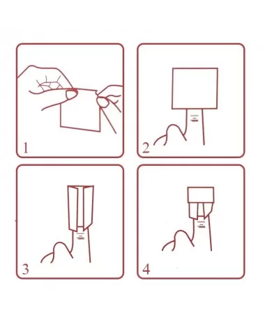 پد ریموو لاک ژل  200 عددی NAIL HOUSE