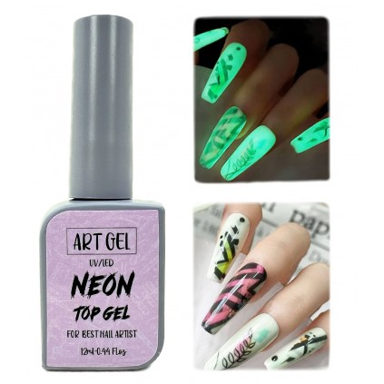 تاپ ژل نئون آرت ژل ART GEL NEON TOP GEL